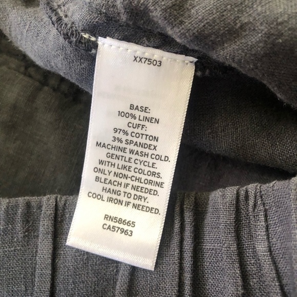 Caslon Woman’s Linen Joggers in Grey Ebony Size XXSmall Petite - Picture 14 of 16